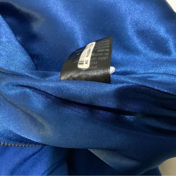 Antonio Melani Jeremi Blue Stretch Knit Fit Flare Work Social Dress 4 $159 - Picture 8 of 10